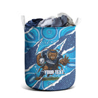 NSW Blues Rugby Custom Laundry Basket Go Cockroaches Sporty Aboriginal Art