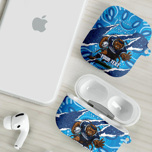 NSW Blues Rugby Custom AirPods Case Go Cockroaches Sporty Aboriginal Art