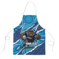 NSW Blues Rugby Custom Apron Go Cockroaches Sporty Aboriginal Art