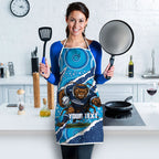 NSW Blues Rugby Custom Apron Go Cockroaches Sporty Aboriginal Art