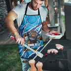 NSW Blues Rugby Custom Apron Go Cockroaches Sporty Aboriginal Art