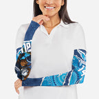 NSW Blues Rugby Custom Arm Sleeves Go Cockroaches Sporty Aboriginal Art