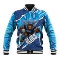 NSW Blues Rugby Custom Baseball Jacket Go Cockroaches Sporty Aboriginal Art