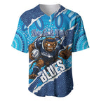 NSW Blues Rugby Custom Baseball Jersey Go Cockroaches Sporty Aboriginal Art