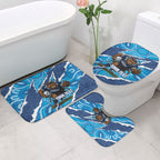 NSW Blues Rugby Custom Bathroom Set Go Cockroaches Sporty Aboriginal Art