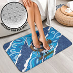 NSW Blues Rugby Custom Bathroom Set Go Cockroaches Sporty Aboriginal Art