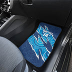 NSW Blues Rugby Custom Car Mats Go Cockroaches Sporty Aboriginal Art