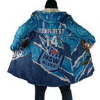 NSW Blues Rugby Custom Cloak Go Cockroaches Sporty Aboriginal Art
