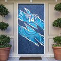 NSW Blues Rugby Custom Door Cover Go Cockroaches Sporty Aboriginal Art