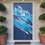 NSW Blues Rugby Custom Door Cover Go Cockroaches Sporty Aboriginal Art