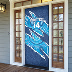 NSW Blues Rugby Custom Door Cover Go Cockroaches Sporty Aboriginal Art