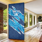 NSW Blues Rugby Custom Door Cover Go Cockroaches Sporty Aboriginal Art
