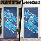 NSW Blues Rugby Custom Door Cover Go Cockroaches Sporty Aboriginal Art