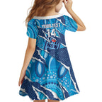 NSW Blues Rugby Custom Family Matching Tank Maxi Dress and Hawaiian Shirt Go Cockroaches Sporty Aboriginal Art