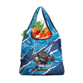 NSW Blues Rugby Custom Grocery Bag Go Cockroaches Sporty Aboriginal Art