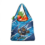 NSW Blues Rugby Custom Grocery Bag Go Cockroaches Sporty Aboriginal Art