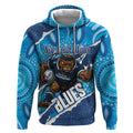 NSW Blues Rugby Custom Hoodie Go Cockroaches Sporty Aboriginal Art