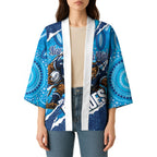 NSW Blues Rugby Custom Kimono Go Cockroaches Sporty Aboriginal Art