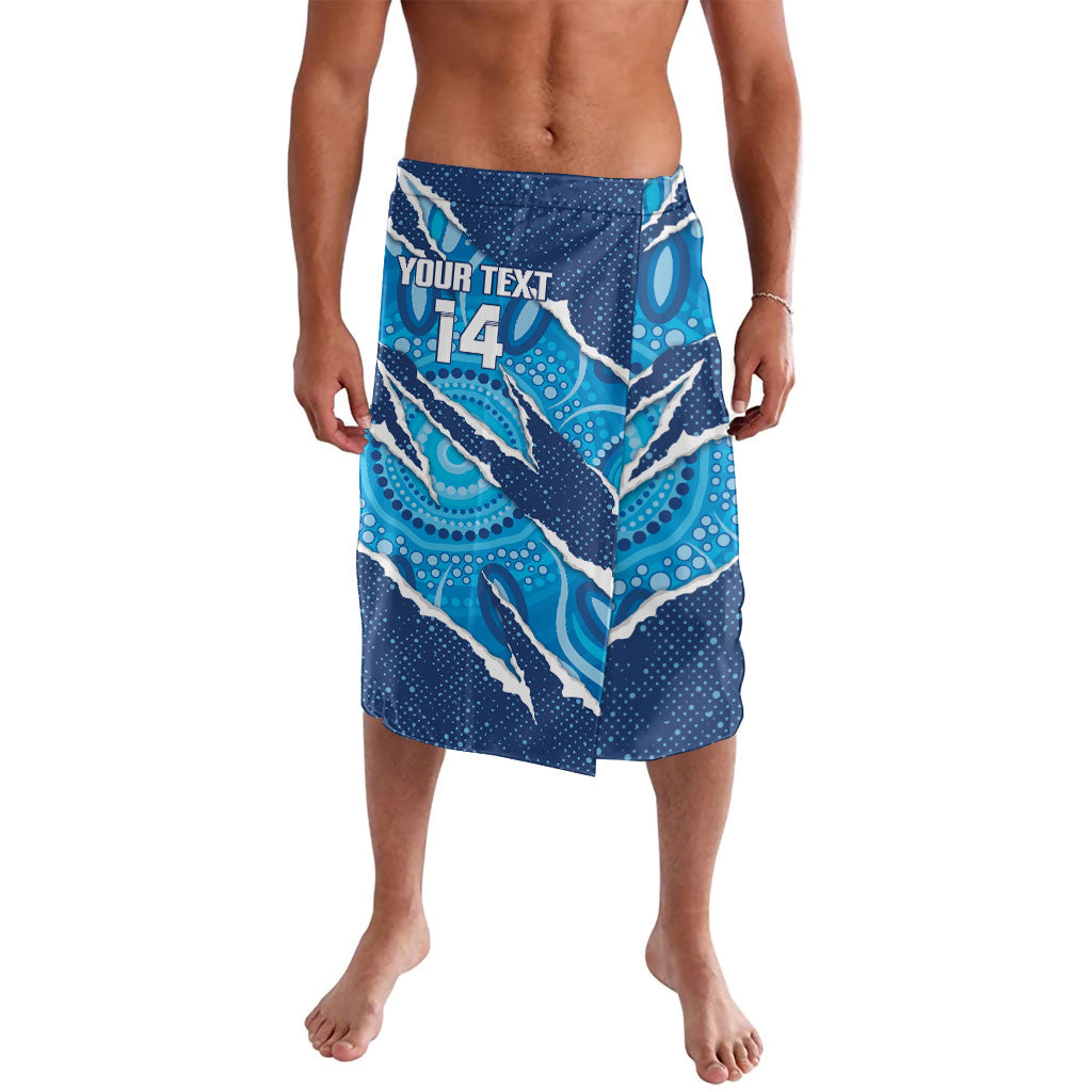 NSW Blues Rugby Custom Lavalava Go Cockroaches Sporty Aboriginal Art