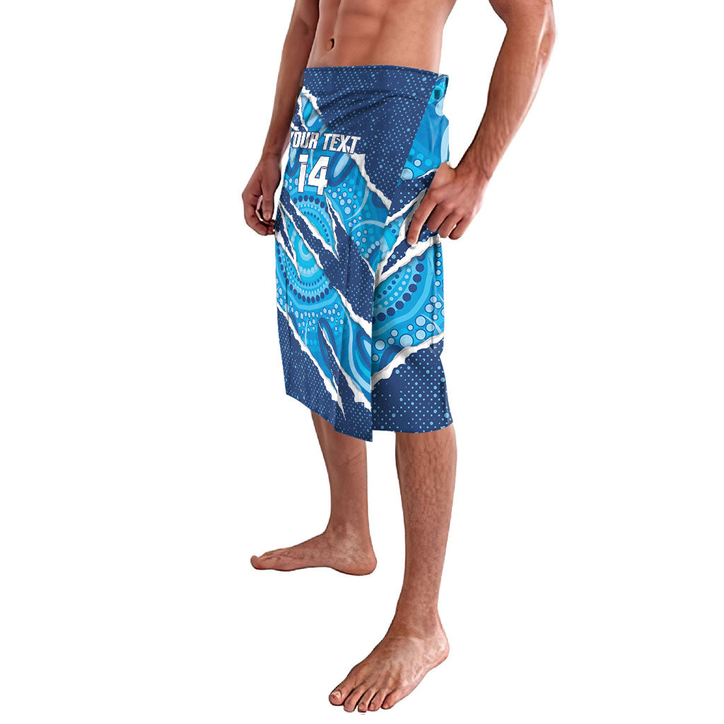 NSW Blues Rugby Custom Lavalava Go Cockroaches Sporty Aboriginal Art