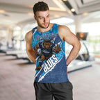 NSW Blues Rugby Custom Men Tank Top Go Cockroaches Sporty Aboriginal Art