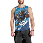 NSW Blues Rugby Custom Men Tank Top Go Cockroaches Sporty Aboriginal Art