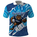 NSW Blues Rugby Custom Polo Shirt Go Cockroaches Sporty Aboriginal Art