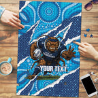 NSW Blues Rugby Custom Puzzle Go Cockroaches Sporty Aboriginal Art