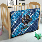 NSW Blues Rugby Custom Quilt Go Cockroaches Sporty Aboriginal Art