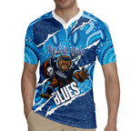 NSW Blues Rugby Custom Rugby Jersey Go Cockroaches Sporty Aboriginal Art