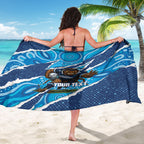 NSW Blues Rugby Custom Sarong Go Cockroaches Sporty Aboriginal Art