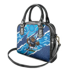 NSW Blues Rugby Custom Shoulder Handbag Go Cockroaches Sporty Aboriginal Art
