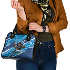 NSW Blues Rugby Custom Shoulder Handbag Go Cockroaches Sporty Aboriginal Art