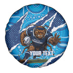 NSW Blues Rugby Custom Spare Tire Cover Go Cockroaches Sporty Aboriginal Art