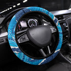 NSW Blues Rugby Steering Wheel Cover Go Cockroaches Sporty Aboriginal Art