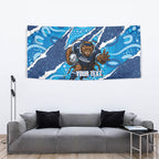 NSW Blues Rugby Custom Tapestry Go Cockroaches Sporty Aboriginal Art