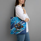 NSW Blues Rugby Custom Tote Bag Go Cockroaches Sporty Aboriginal Art