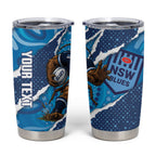 NSW Blues Rugby Custom Tumbler Cup Go Cockroaches Sporty Aboriginal Art