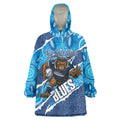 NSW Blues Rugby Custom Wearable Blanket Hoodie Go Cockroaches Sporty Aboriginal Art