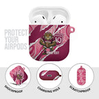 QLD Maroons Rugby Custom AirPods Case Go Cane Toads Sporty Aboriginal Art