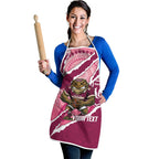 QLD Maroons Rugby Custom Apron Go Cane Toads Sporty Aboriginal Art