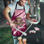 QLD Maroons Rugby Custom Apron Go Cane Toads Sporty Aboriginal Art