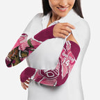 QLD Maroons Rugby Custom Arm Sleeves Go Cane Toads Sporty Aboriginal Art