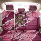 QLD Maroons Rugby Custom Back Car Seat Cover Go Cane Toads Sporty Aboriginal Art