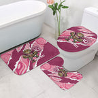 QLD Maroons Rugby Custom Bathroom Set Go Cane Toads Sporty Aboriginal Art