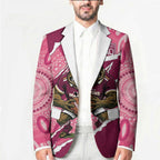 QLD Maroons Rugby Custom Blazer Go Cane Toads Sporty Aboriginal Art