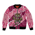 QLD Maroons Rugby Custom Bomber Jacket Go Cane Toads Sporty Aboriginal Art