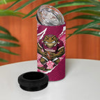 QLD Maroons Rugby Custom 4 in 1 Can Cooler Tumbler Go Cane Toads Sporty Aboriginal Art