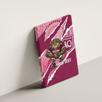QLD Maroons Rugby Custom Canvas Wall Art Go Cane Toads Sporty Aboriginal Art