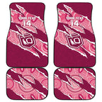 QLD Maroons Rugby Custom Car Mats Go Cane Toads Sporty Aboriginal Art